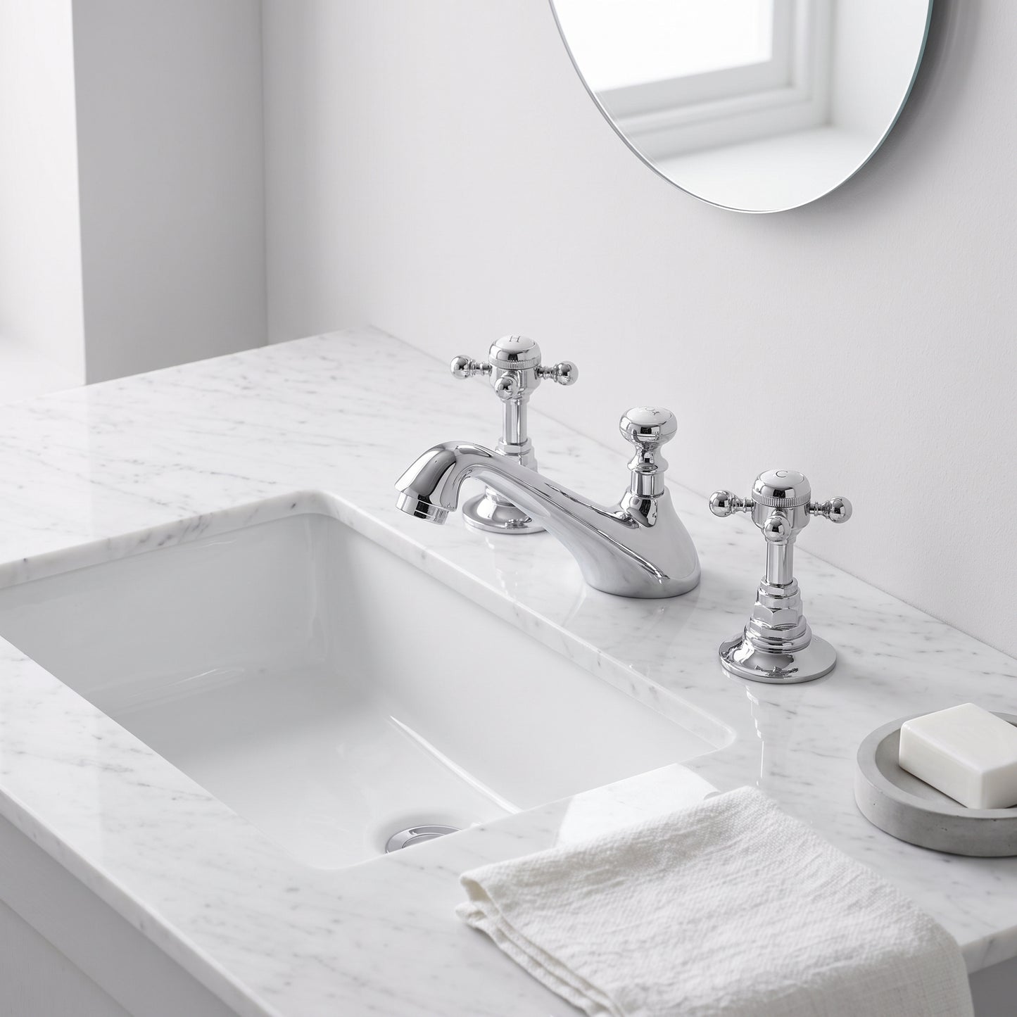 Fairford Winchester Pro 3 Hole Basin Mixer