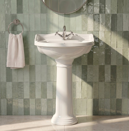 Fairford Winchester Pro 500mm 1 Tap Hole Basin and Pedestal