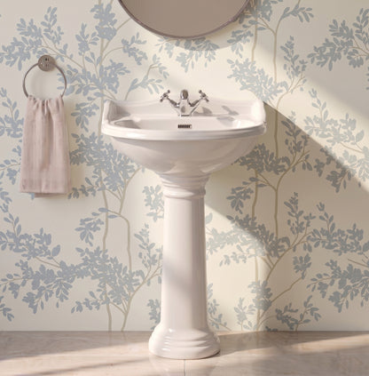 Fairford Winchester Pro 600mm 1 Tap Hole Basin and Pedestal