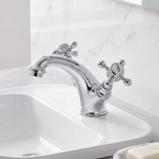 Fairford Winchester Pro Basin Mixer with Push Button Waste