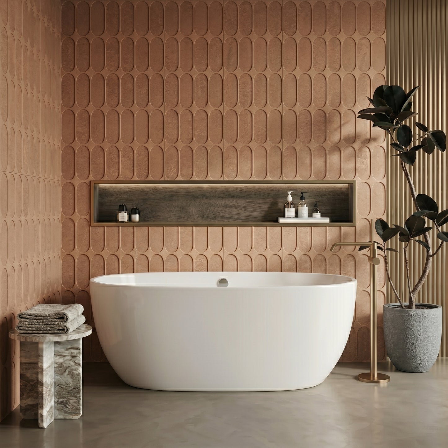Fairford Woodsley 1655 x 750mm Freestanding Bath