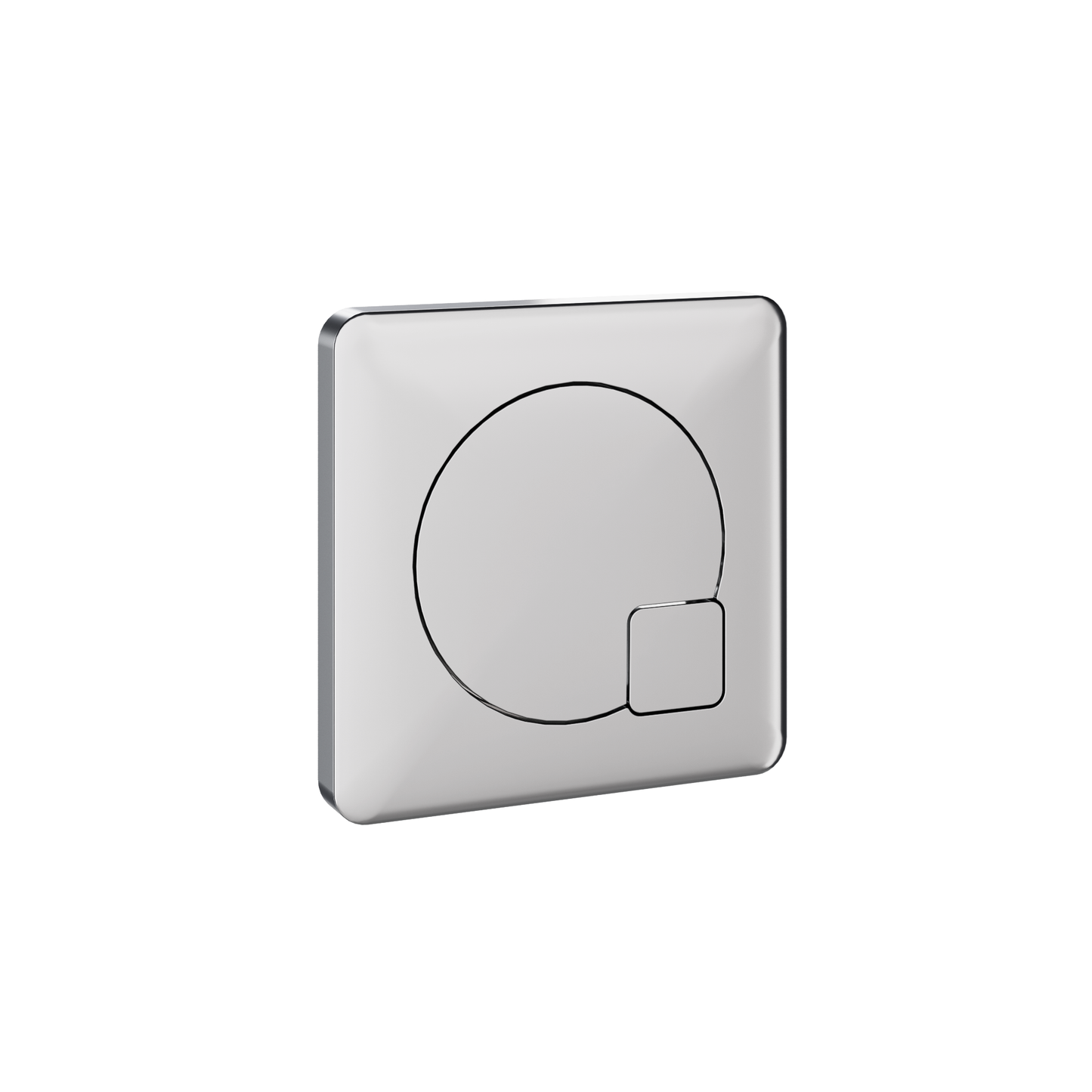 Fairford Tirer Concealed Cistern with Chrome Square Button