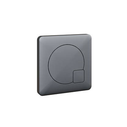 Dual Flush Concealed Toilet Cistern - Matt Black