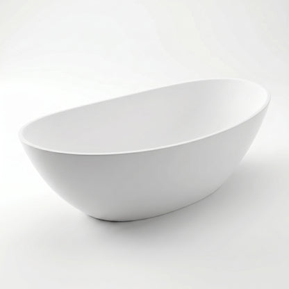 Fairford Esseta 1510 x 760 x 555mm Matt Solid Surface Freestanding Bath