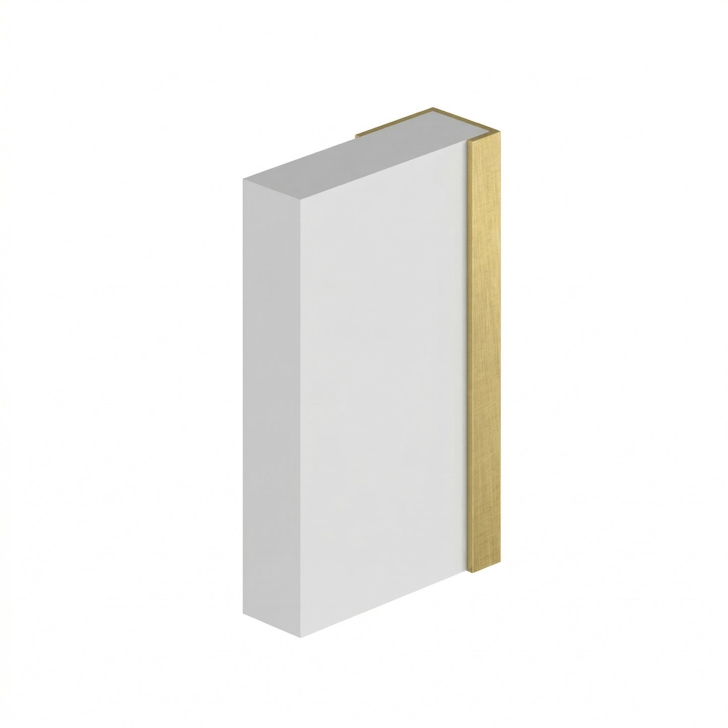 Brushed Brass End Cap