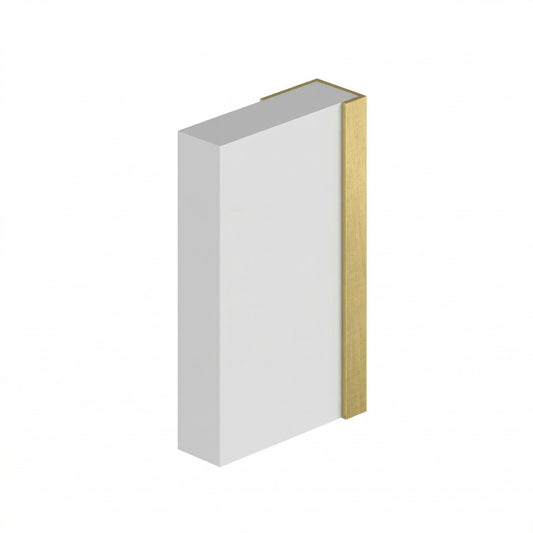 Brushed Brass End Cap