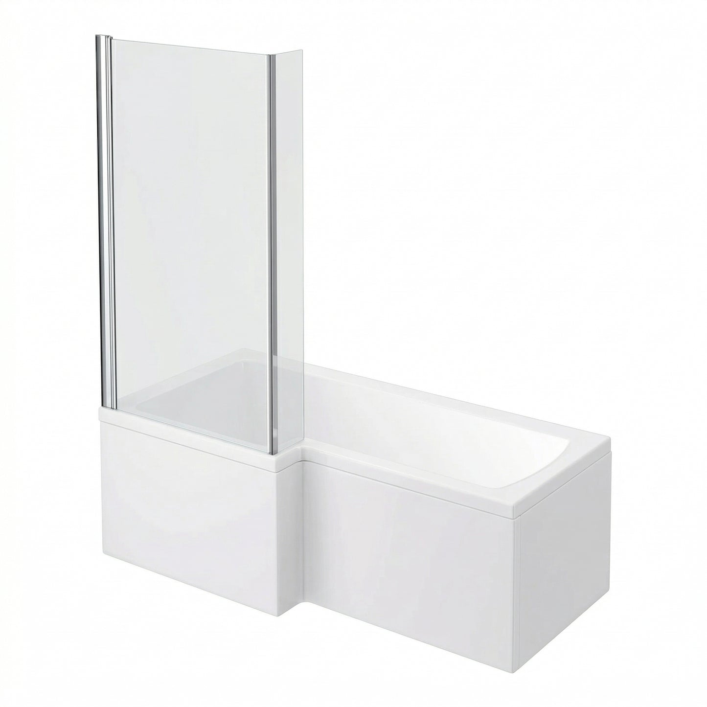 Fairford 1500 x 850mm LH L Shape Bath with Screen and Panel