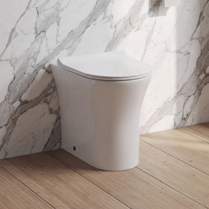 Fairford Tiene Rimless Back To Wall Toilet with Slim Soft Close Seat