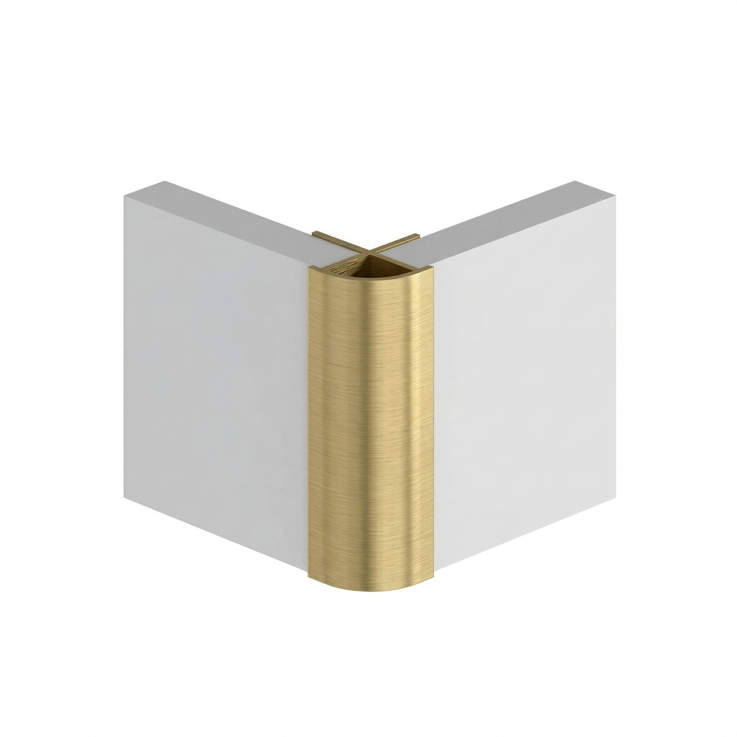 Brushed Brass External Corner