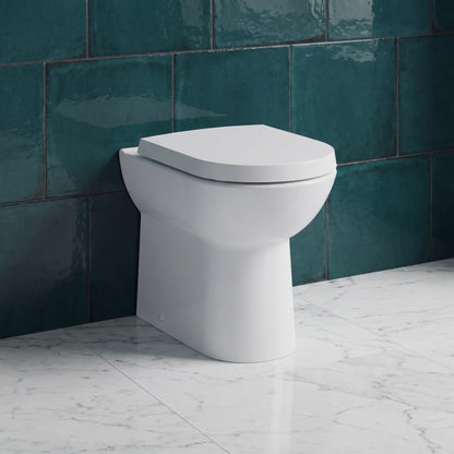 Fairford Kingsly Comfort Height Back To Wall Toilet with Soft Close Seat
