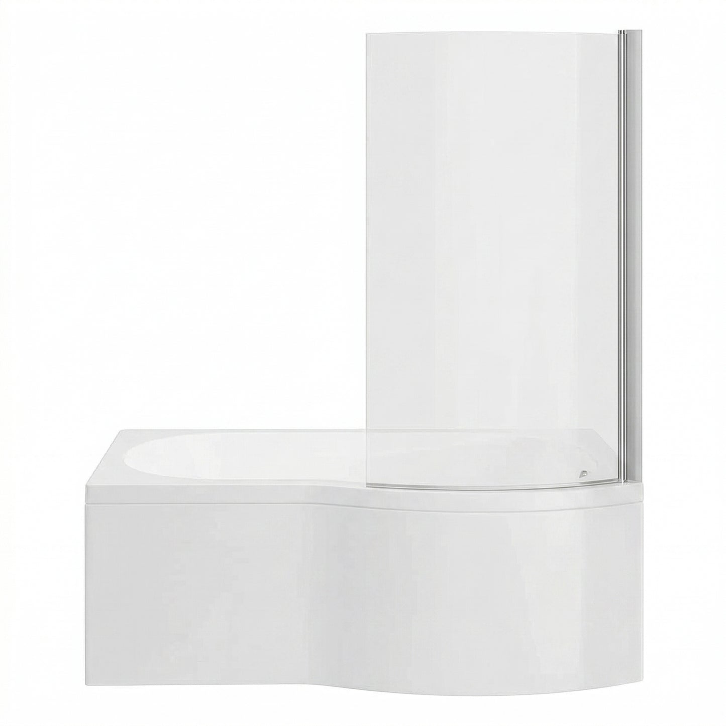 Fairford 1700 x 850 RH B Shape Bath with Screen and Panel