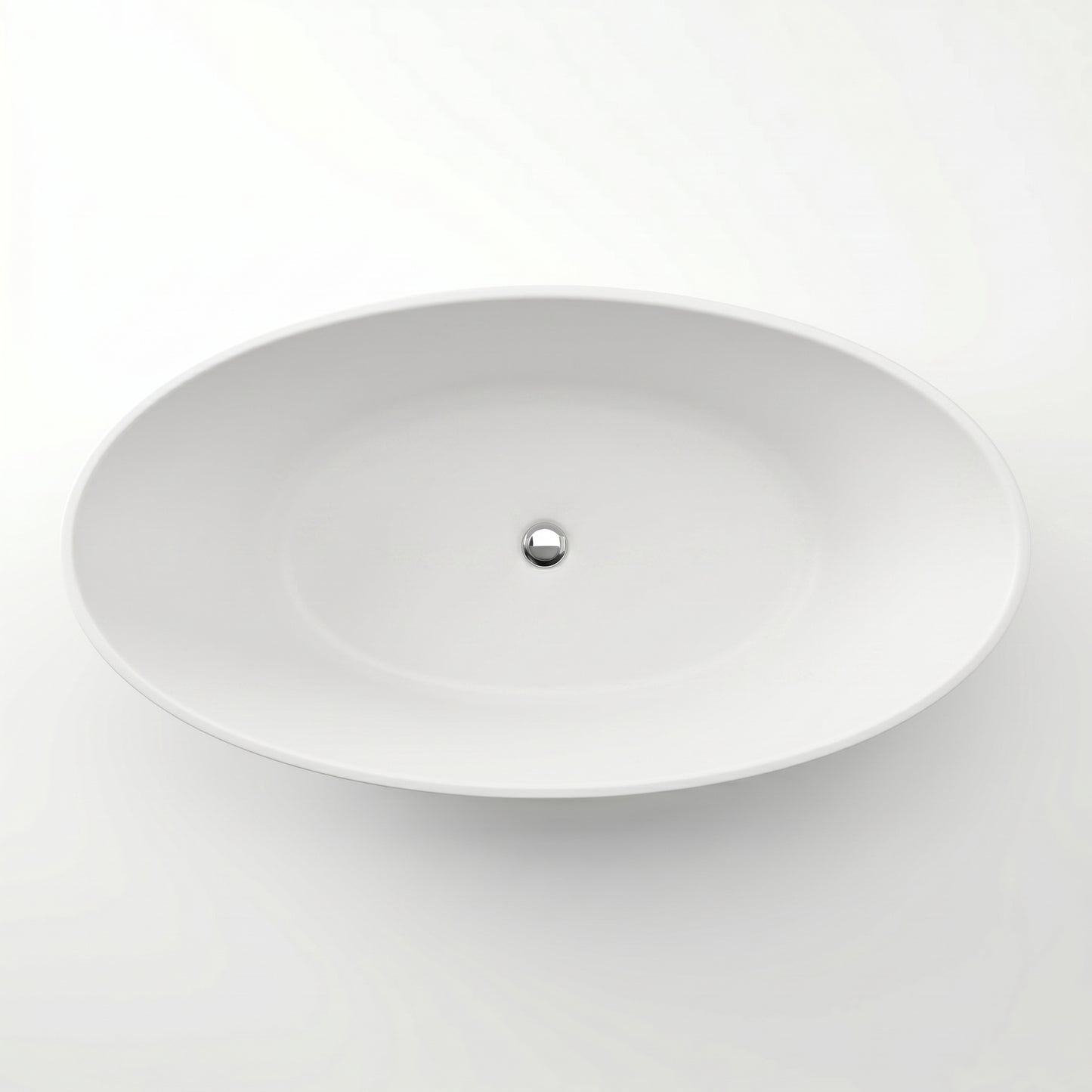Fairford Esseta 1510 x 760 x 555mm Matt Solid Surface Freestanding Bath