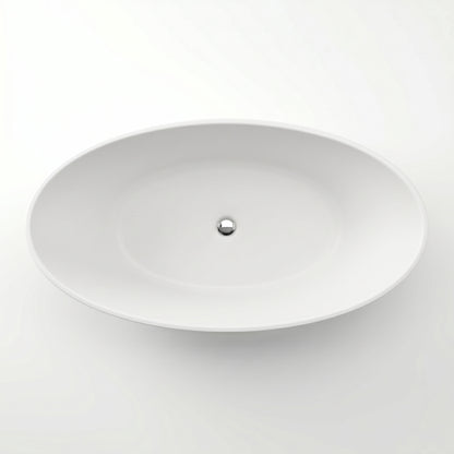 Fairford Esseta 1510 x 760 x 555mm Matt Solid Surface Freestanding Bath