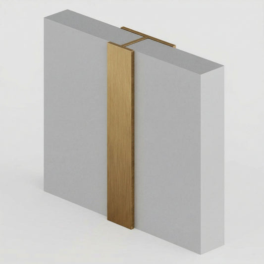 Brushed Brass Straight Join