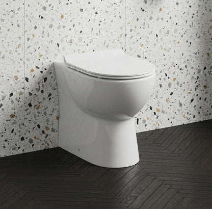 Fairford Palio Rimless Back To Wall Toilet with Slim Soft Close Seat