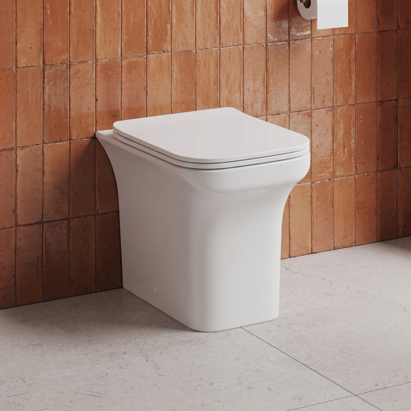 Fairford Grove Lip Back To Wall Toilet with Soft Close Seat