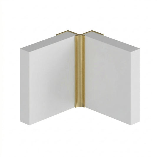 Brushed Brass Internal Corner