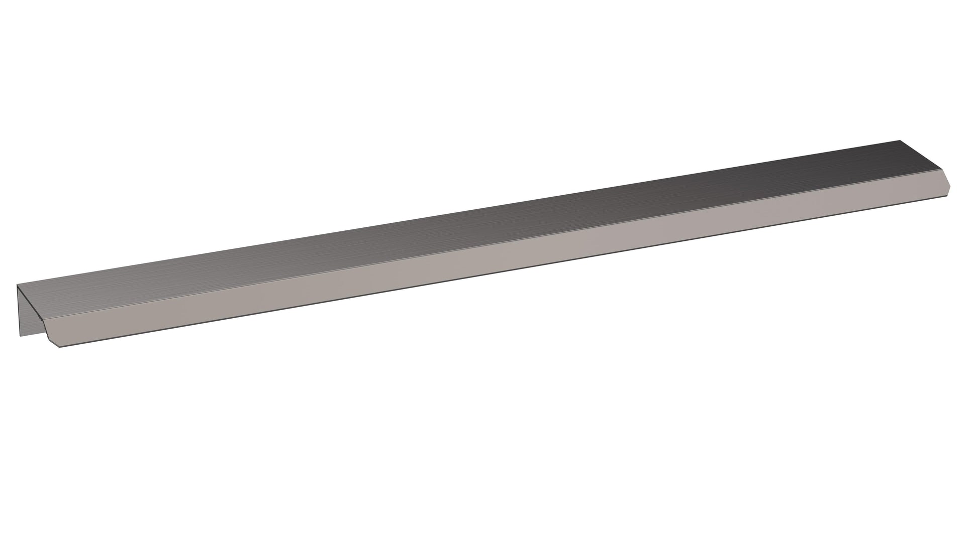 Fairford Rear Fix Finger Pull Handle, Gunmetal, 300mm Centres