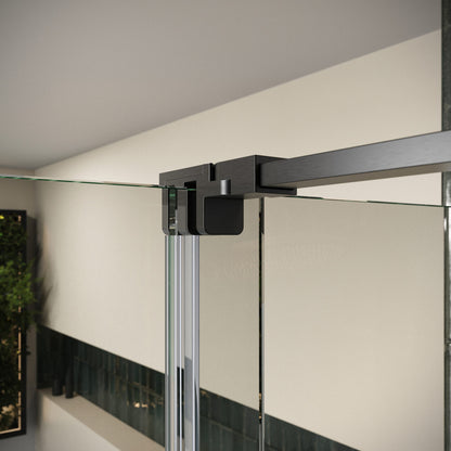Fairford 8mm Frameless 760mm Gunmetal Side Panel