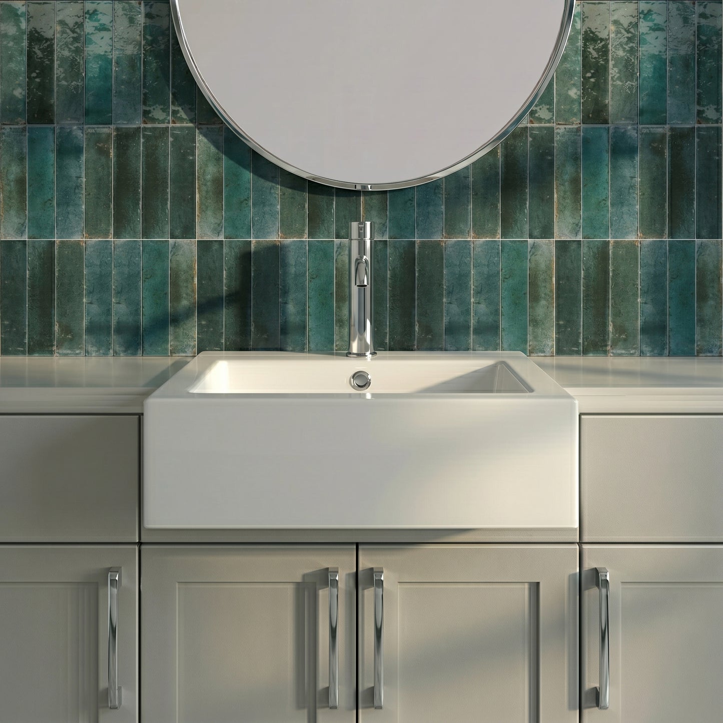 Halo 530mm 1Th Semi Recessed Basin