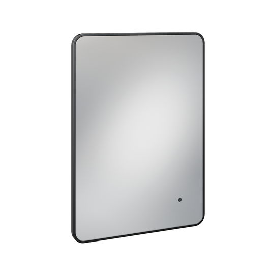 Fairford Montari 500 Matt Black 500 x 700mm Mirror