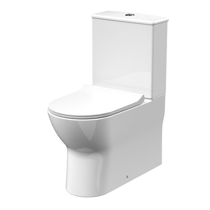 Fairford Sierra Closed Back Close Coupled Toilet with Soft Close Seat