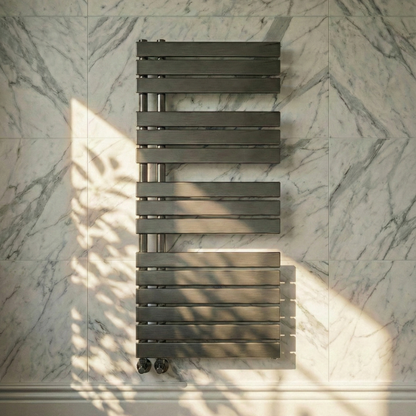 Fairford Peak 1400 x 550mm Gunmetal Towel Rail