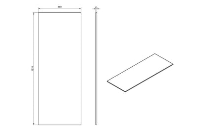 Fairford Roma 1200mm Matt Clay Wall Hung Double Vanity Unit