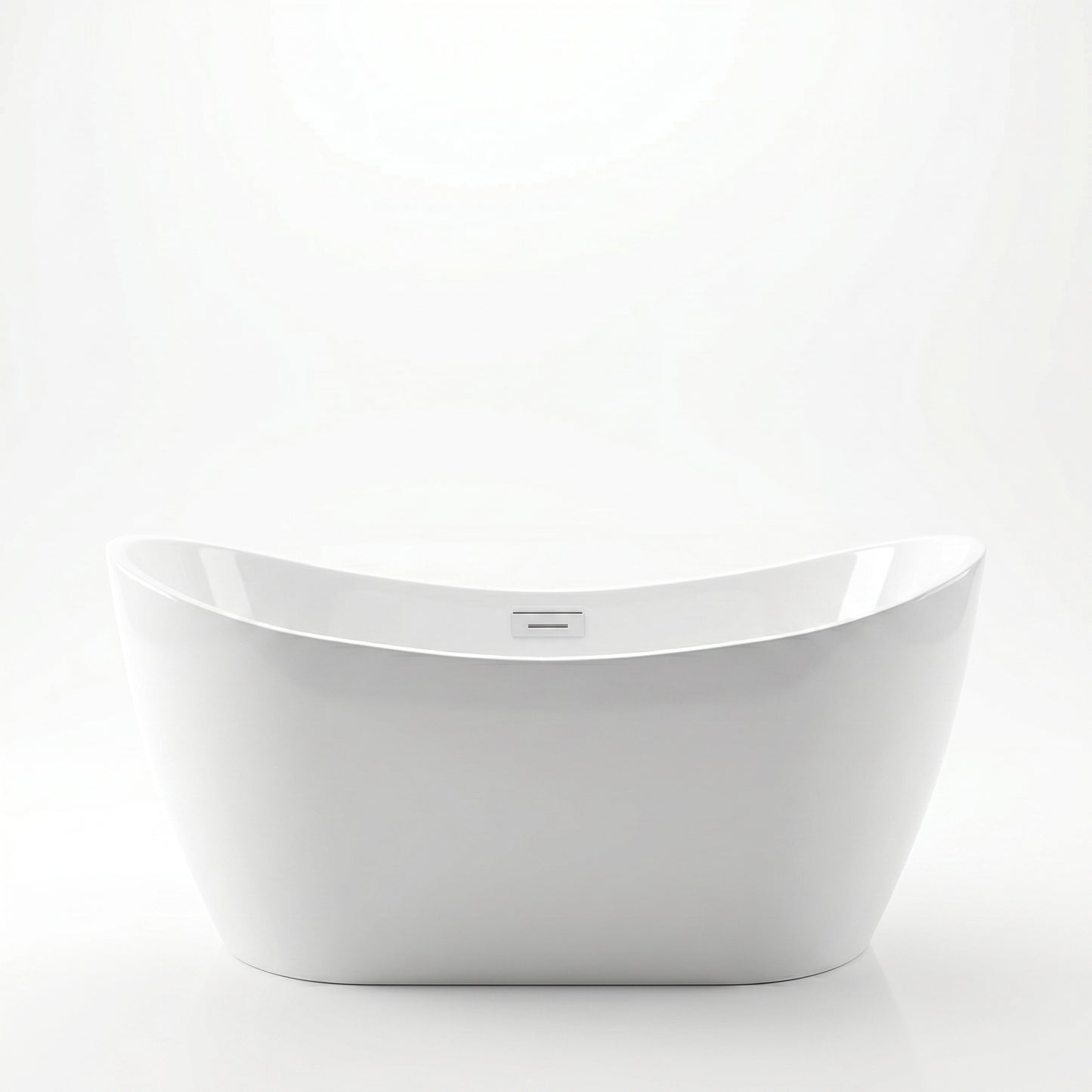 Rivato Assisi 1500mm x 730mm x 700mm Gloss White Freestanding Shower Bath