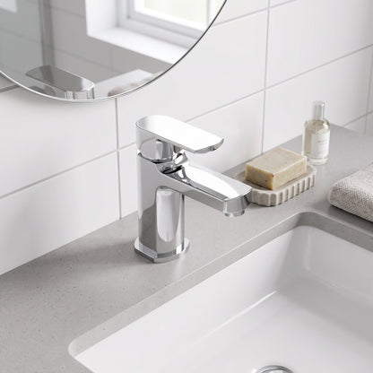 Rivato Brenta Mini Basin Mixer with Push Button Waste