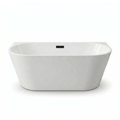 Rivato Como 1700 x 800 x 580mm Gloss White Freestanding Shower Bath