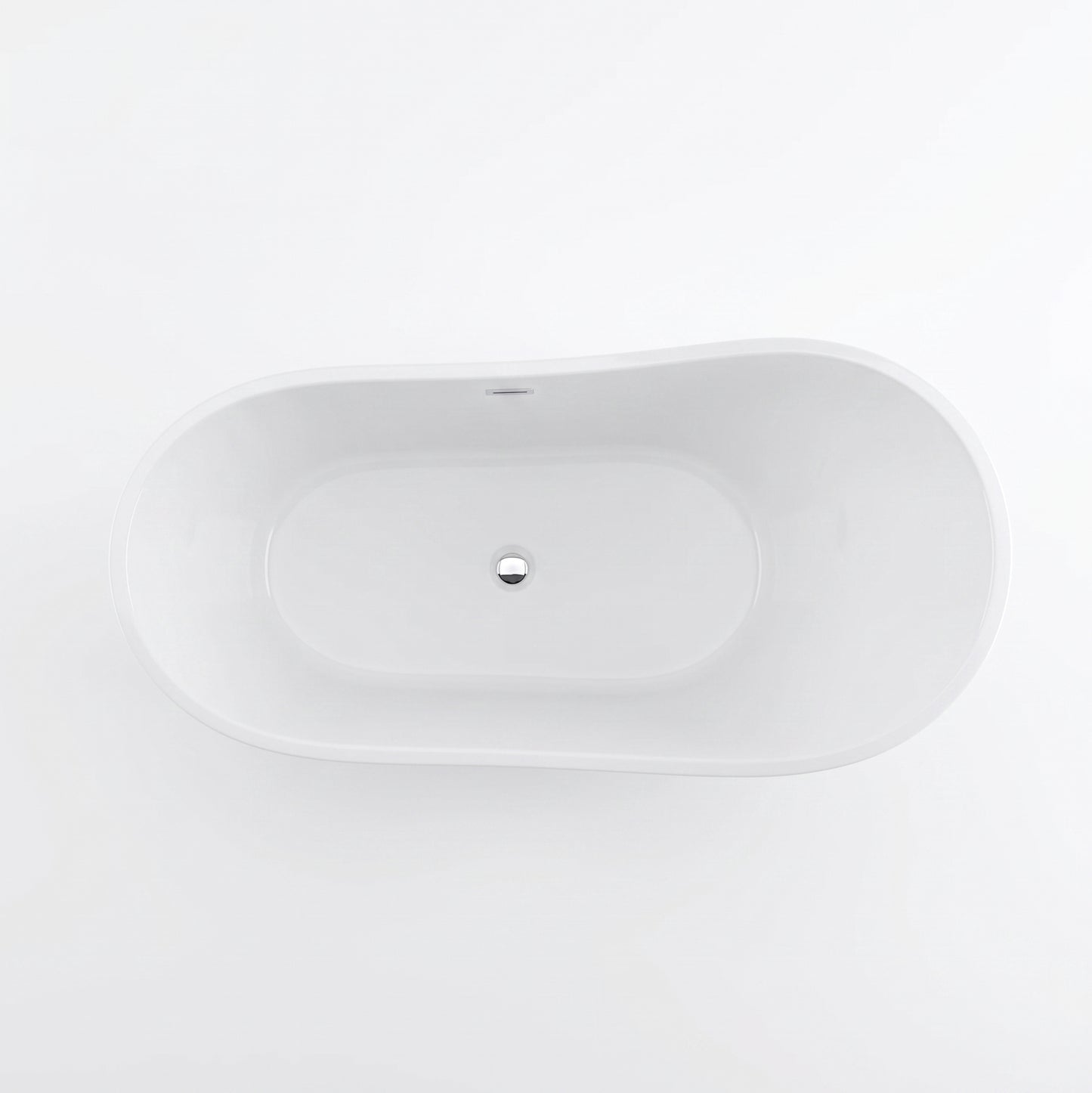 Rivato Verona 1700mm x 720mm x 820mm Gloss White Freestanding Shower Bath