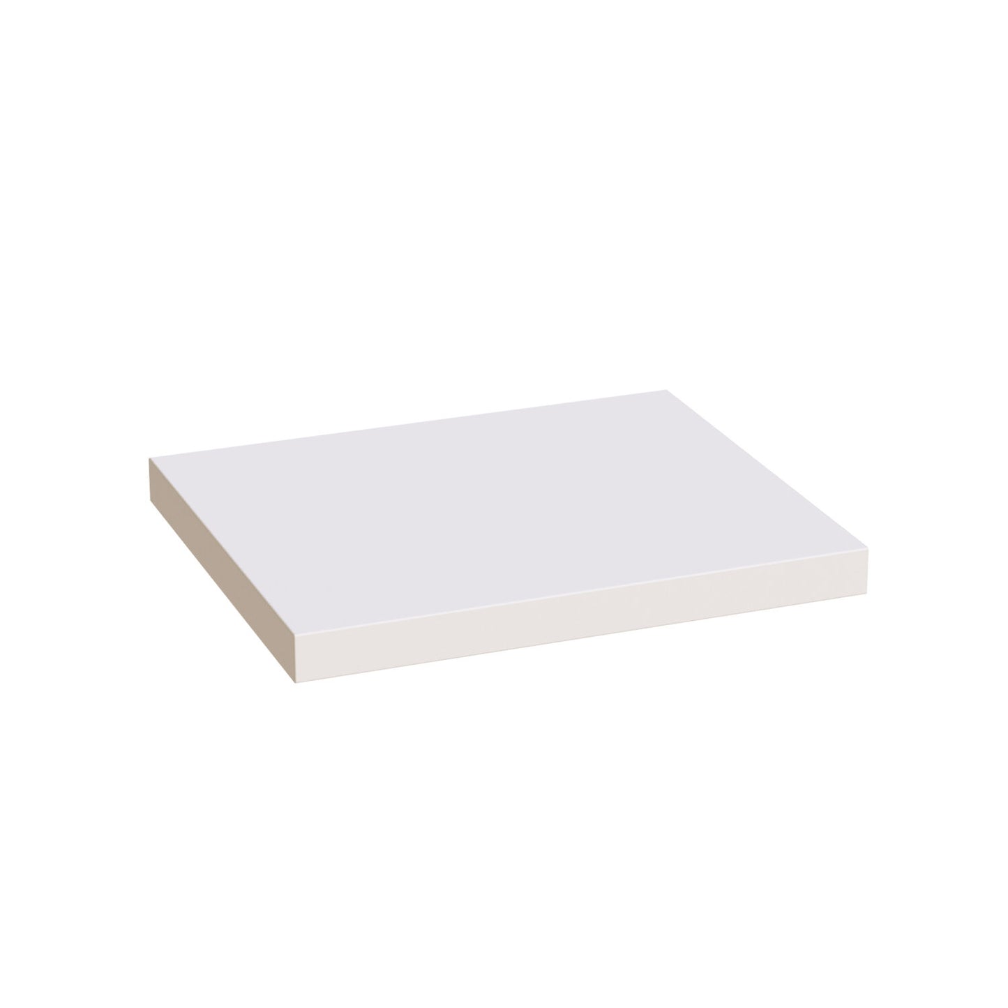 Fairford Linea Gloss White 600mm Wall Hung Vanity Shelf