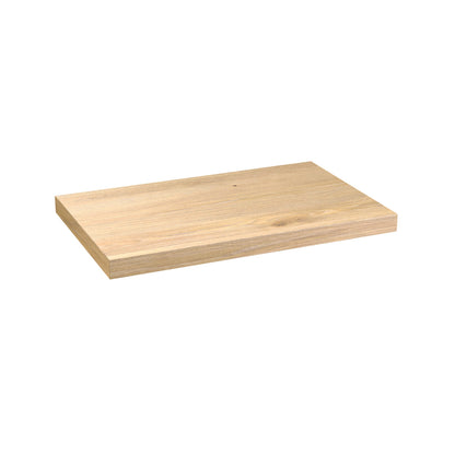 Fairford Linea Oak 800mm Wall Hung Vanity Shelf