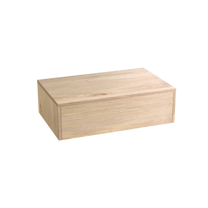 Fairford Linea Oak 800mm Wall Hung Vanity Shelf