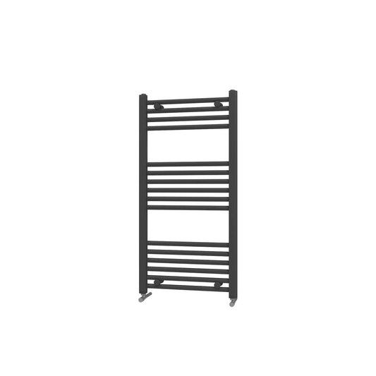 Fairford 400 x 1000mm Straight Matt Black Towel Rail