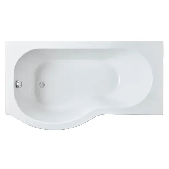 Fairford 1500 x 850 LH P Shape Bath with Screen and Panel