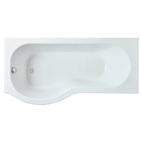 Fairford 1700 x 850 LH P Shape Bath with Screen and Panel
