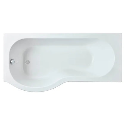 Fairford 1700 x 850 LH P Shape Bath with Screen and Panel