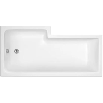 Fairford 1600 x 850mm RH L Shape Bath with Screen and Panel