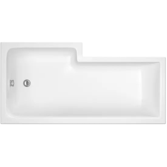 Fairford 1500 x 850mm RH L Shape Bath with Screen and Panel
