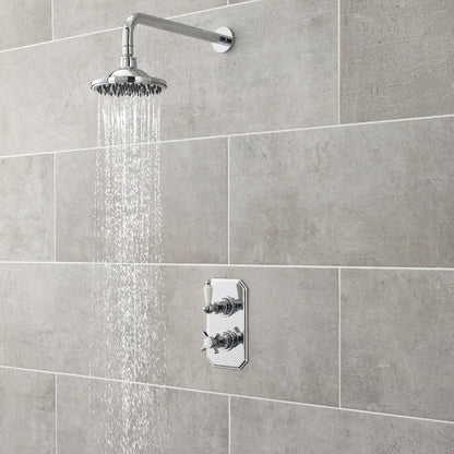 Fairford Bolsover Concealed Twin Shower Valve, 1 Outlet