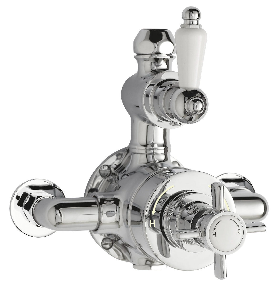 Fairford Bolsover Exposed Thermostatic Shower Valve with Diverter, 2 Outlet