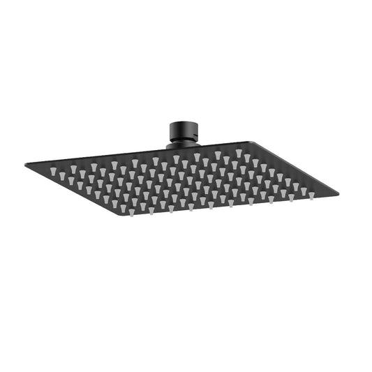 Fairford Una Grace 200 x 200mm Matt Black Rain Shower Head