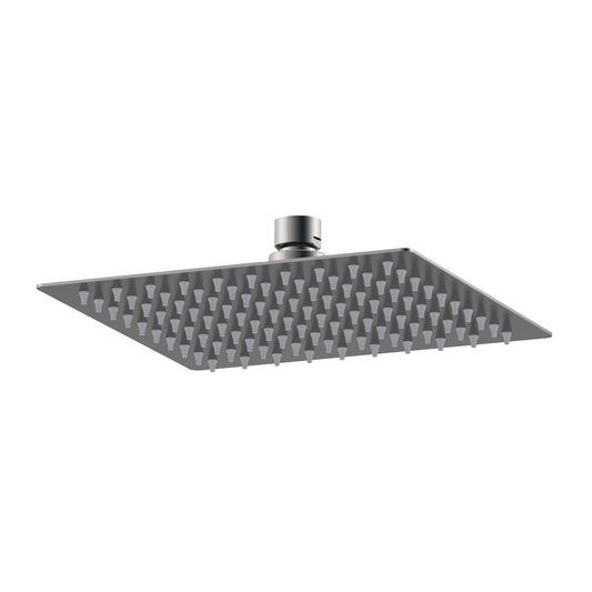 Fairford Una Grace 200 x 200mm Brushed Gun Metal Rain Shower Head