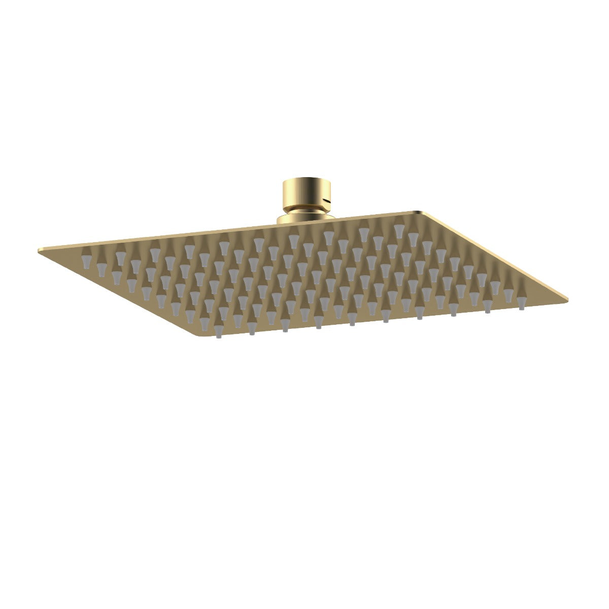 Fairford Una Grace 200 x 200mm Brushed Brass Rain Shower Head