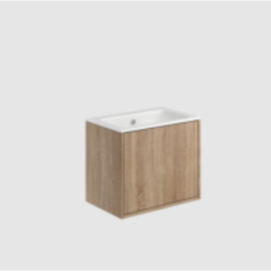 Fairford Triste 600mm Sanoma Oak Wall Hung Vanity Unit