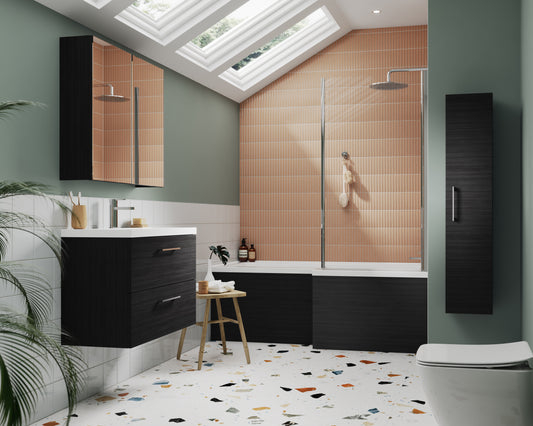Fairford MDF Hacienda L Shape Side Panel, 1700mm