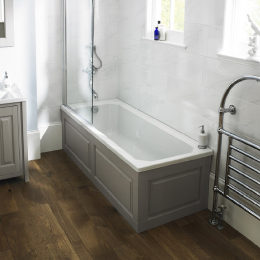 Fairford Hexam Single Ended Traditional Straight Bath-1700 x 700mm