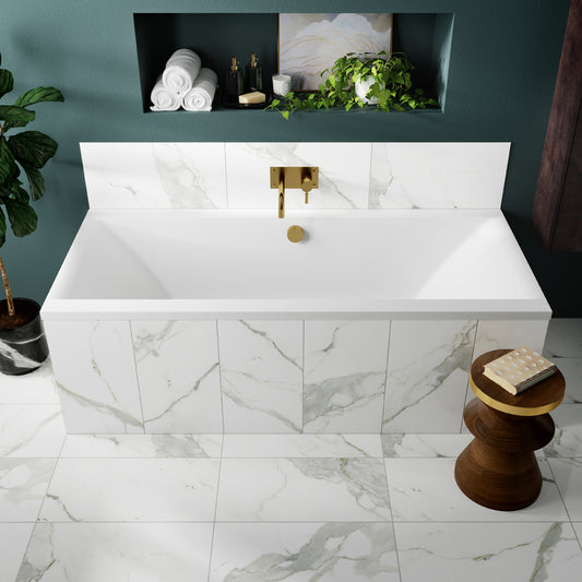 Fairford Onero Pro Reinforced 1700 x 700mm Double Ended Straight Bath
